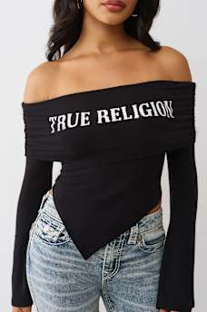  ASYMMETRIC OFF THE SHOULDER TOP, image 4