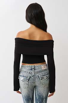  ASYMMETRIC OFF THE SHOULDER TOP, image 5