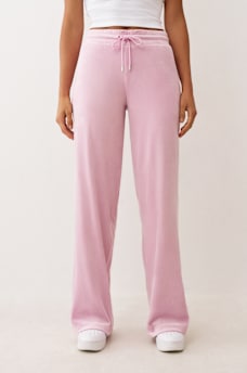 CRYSTAL HORSESHOE VELOUR SWEATPANT, image 2