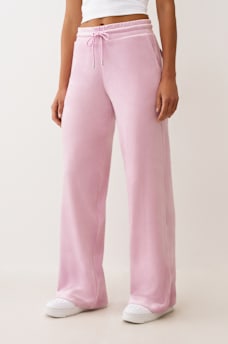 CRYSTAL HORSESHOE VELOUR SWEATPANT, image 4