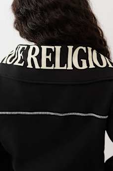 CONTRAST HALF ZIP PULLOVER, image 5