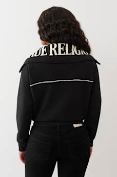 CONTRAST HALF ZIP PULLOVER, image 7