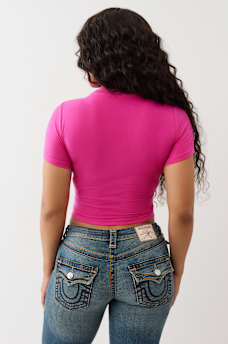 CRYSTAL CROWN LOGO BABY TEE, image 5