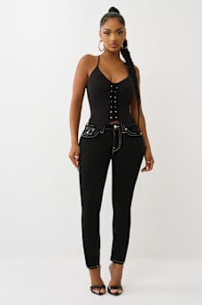 TRUE RELIGION TIE FRONT TOP, image 3