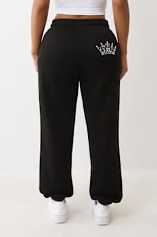 CRYSTAL CROWN BOYFRIEND JOGGER, image 6