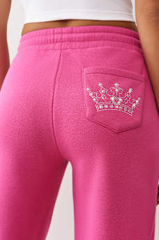 CRYSTAL CROWN BOYFRIEND JOGGER, image 1