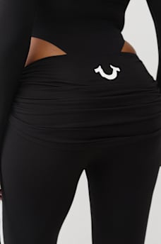 ASYMMETRICAL RUCHED FOLDOVER PANT, image 3