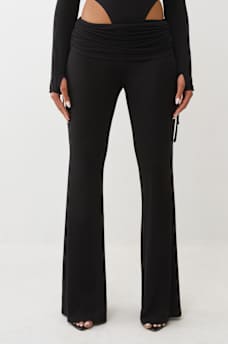 ASYMMETRICAL RUCHED FOLDOVER PANT, image 1