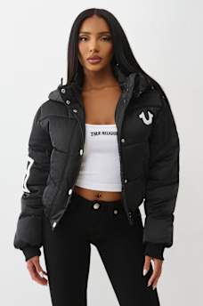 CHAQUETA ACOLCHADA CON PARCHE, image 2