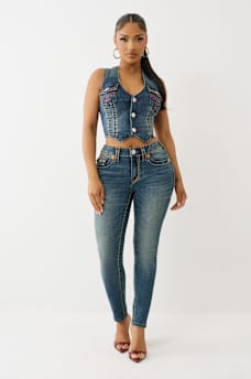 SUPER T DENIM VEST, image 4
