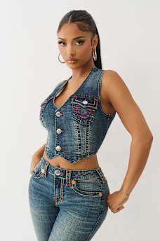 SUPER T DENIM VEST, image 5