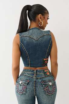 SUPER T DENIM VEST, image 6