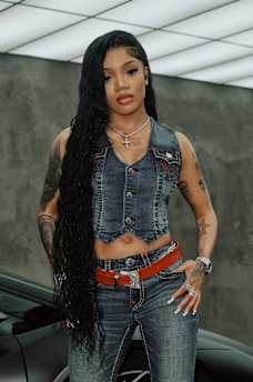 SUPER T DENIM VEST, image 1
