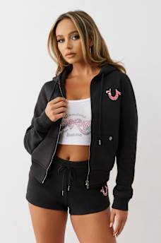'I LOVE TRUE RELIGION' ZIP HOODIE, image 4