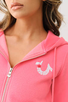 'I LOVE TRUE RELIGION' ZIP HOODIE, image 8