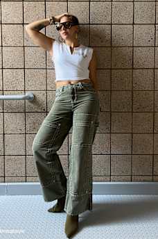 BOBBI BIG T BAGGY CARPENTER PANT , image 1