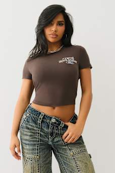 TRUE RELIGION X FORD VINTAGE BABY TEE , image 2