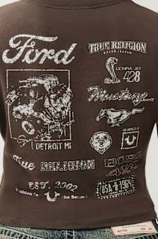 TRUE RELIGION X FORD VINTAGE BABY TEE , image 3