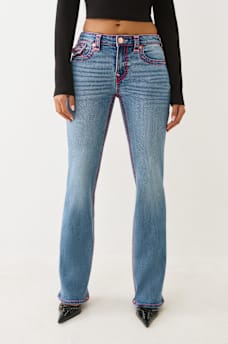 BECCA MID RISE SUPER T BOOTCUT JEAN, image 2