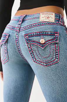 BECCA MID RISE SUPER T BOOTCUT JEAN, image 1