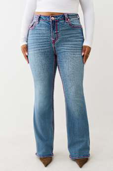 PLUS BECCA MID RISE SUPER T BOOTCUT JEAN, image 2