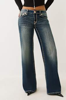 BOBBI LOW RISE LUREX SUPER T BAGGY JEAN, image 2