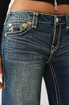 BOBBI LOW RISE LUREX SUPER T BAGGY JEAN, image 6