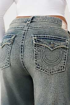 PLUS JESSIE MID RISE SUPER T SUPER BAGGY JEAN, image 1