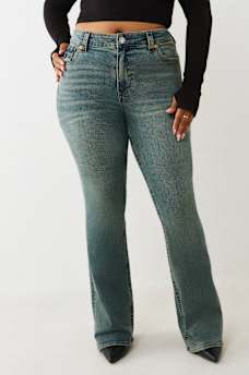 PLUS BECCA MID RISE FLAP BOOTCUT JEAN, image 2