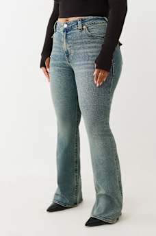 PLUS BECCA MID RISE FLAP BOOTCUT JEAN, image 4