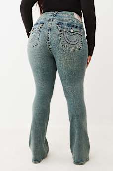 PLUS BECCA MID RISE FLAP BOOTCUT JEAN, image 5