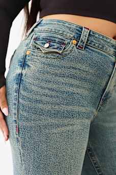 PLUS BECCA MID RISE FLAP BOOTCUT JEAN, image 6