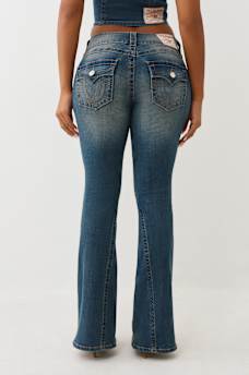 JEANS JOEY ACAMPANADOS DE TIRO BAJO CON SOLAPA, image 5