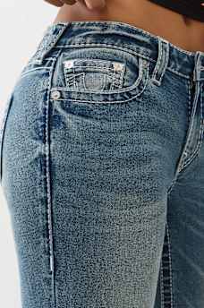 JENNIE MID RISE CRYSTAL BIG T CURVY SKINNY JEAN, image 6