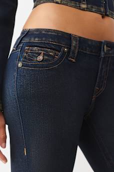 JOEY LOW RISE FOIL FLARE JEAN, image 5