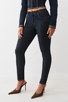 JENNIE MID RISE  METALLIC CURVY SKINNY JEAN, image 4