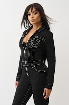 TERRY BOOTCUT JUMPSUIT, image 4