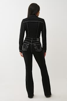 TERRY BOOTCUT JUMPSUIT, image 6