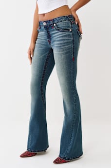 JOEY MID RISE SUPER T FLARE JEAN, image 4