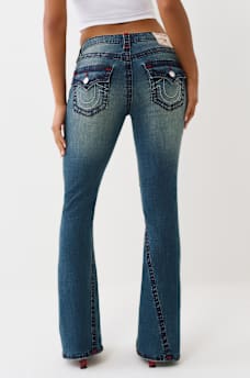 JOEY MID RISE SUPER T FLARE JEAN, image 5