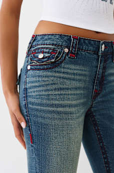 JOEY MID RISE SUPER T FLARE JEAN, image 6