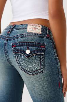 JOEY MID RISE SUPER T FLARE JEAN, image 1