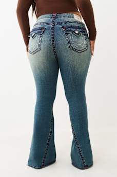 PLUS JOEY MID RISE SUPER T FLARE JEAN, image 5