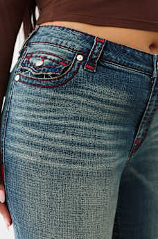 PLUS JOEY MID RISE SUPER T FLARE JEAN, image 6