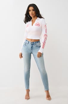 JENNIE MID RISE BIG T FLAP CURVY SKINNY JEAN, image 4