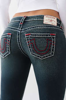 BECCA LOW RISE SUPER T BOOTCUT JEAN, image 1