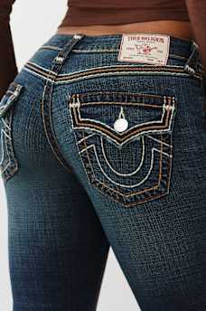 BECCA MID RISE SUPER T BOOTCUT JEAN, image 1