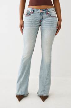 JOEY LOW RISE SUPER T FLARE JEAN, image 2