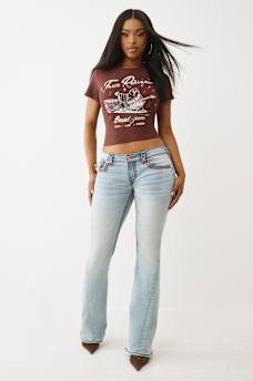 JOEY LOW RISE SUPER T FLARE JEAN, image 3
