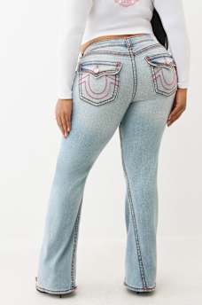 PLUS JOEY MID RISE SUPER T FLARE JEAN, image 5